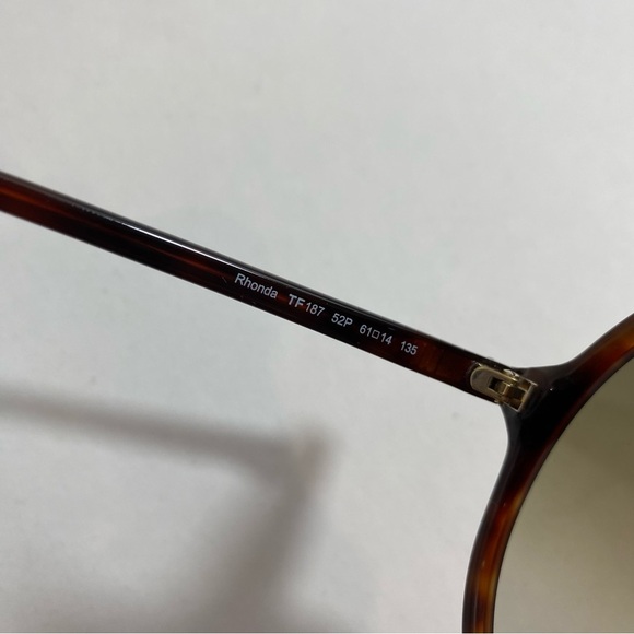 Tom Ford Rhonda Tortoise Sunglasses - Picture 3 of 7